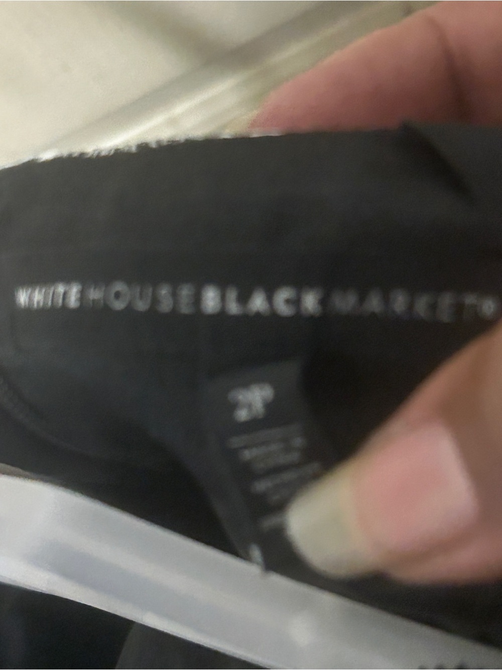 White House Black Market Black Dress with White Floral Print 070826 - Picture 3 of 10